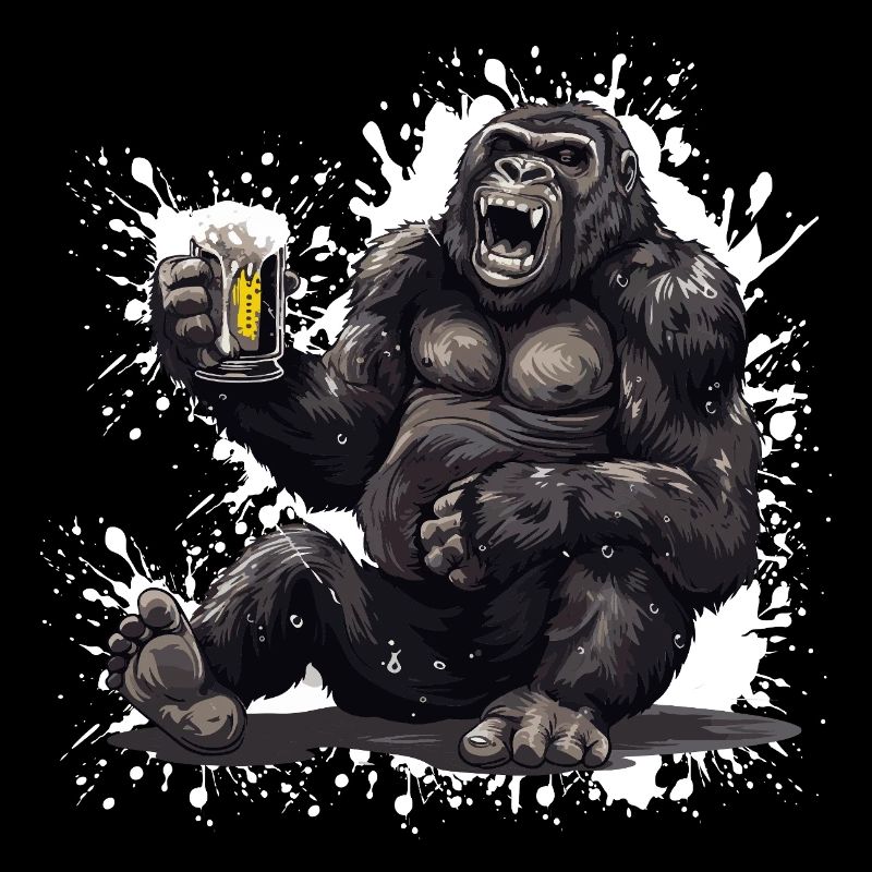 Gorilla Beer Funny