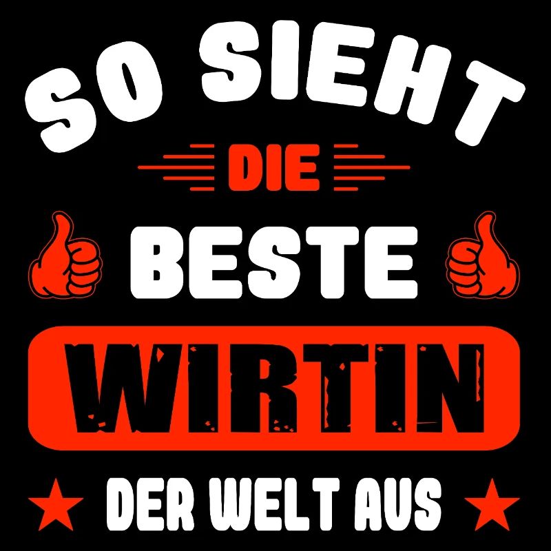 Wirtin Kellnerin Geschenke Bedienung Gastronomie