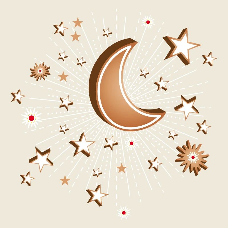 Nuit étoilée de biscuits – Un ciel nocturne doux