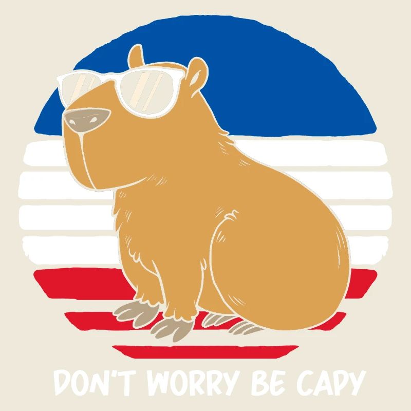 Dont Worry Be Capy Capybara