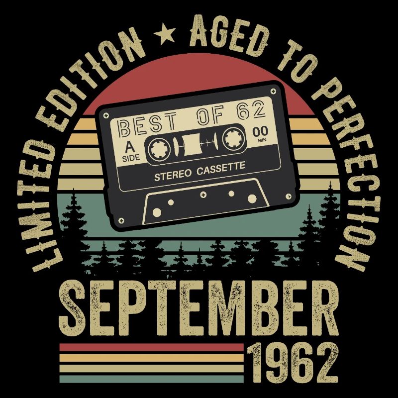 Born in September 1962 Vintage 1962