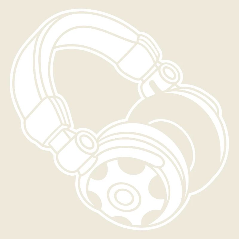 Kopfhörer Silhouette: DJ & Musik Vibes