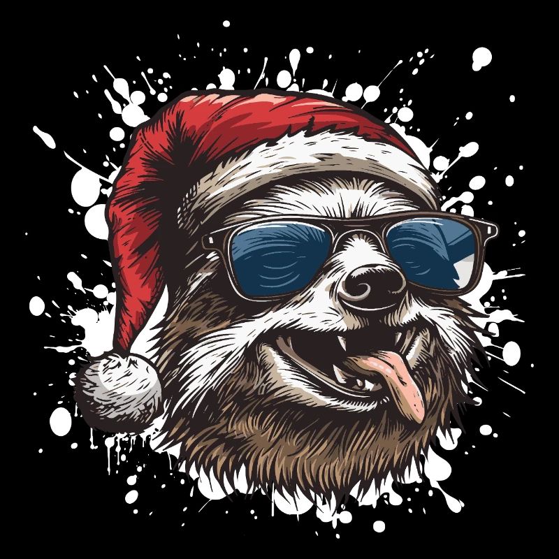Faultier Weihnachten Lustig