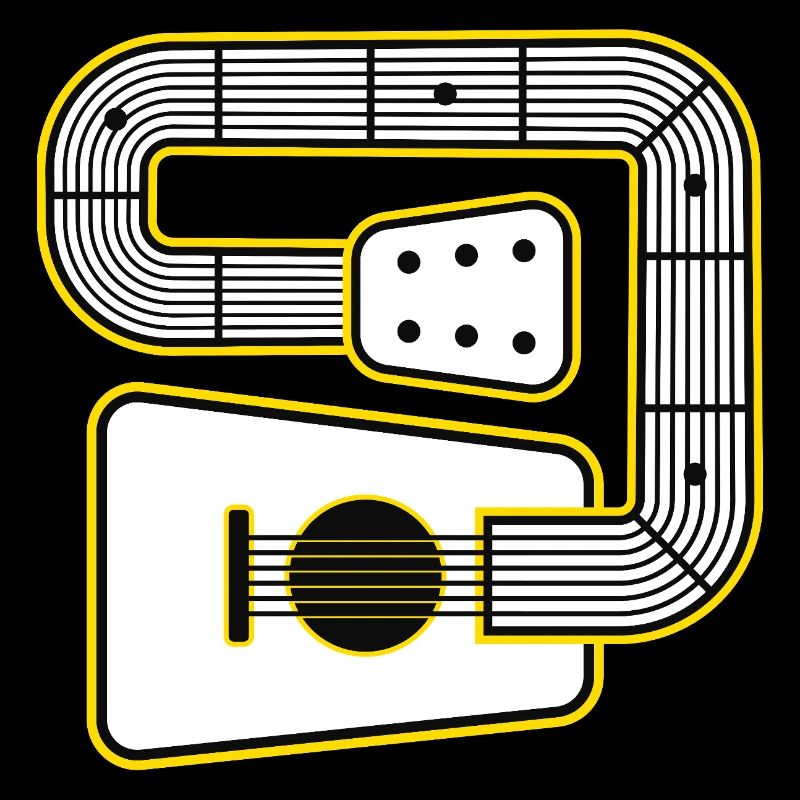 Abstract Shape Guitar