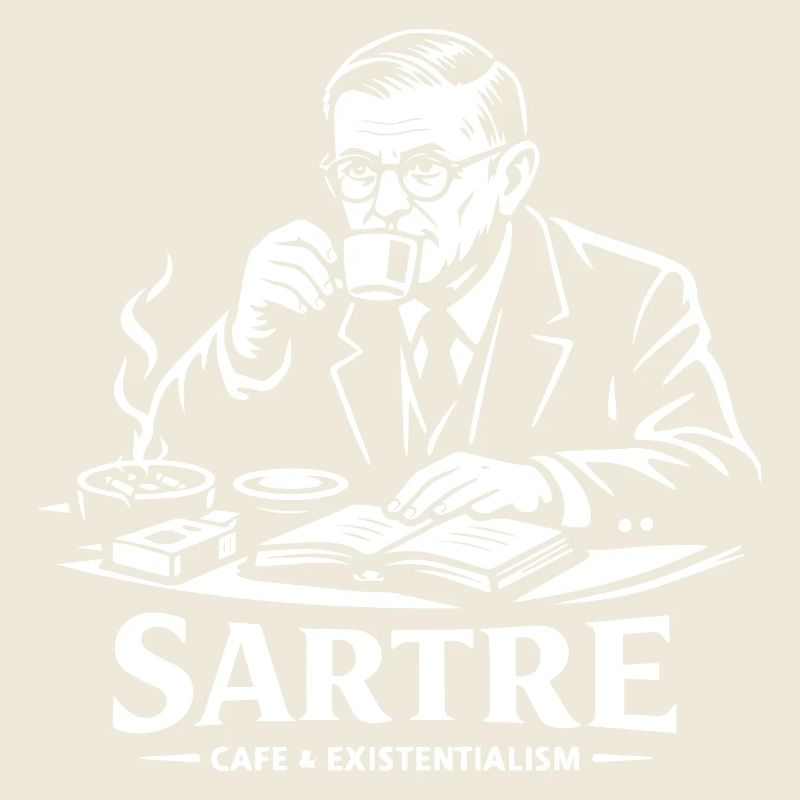 Café Sartre Existentialisme