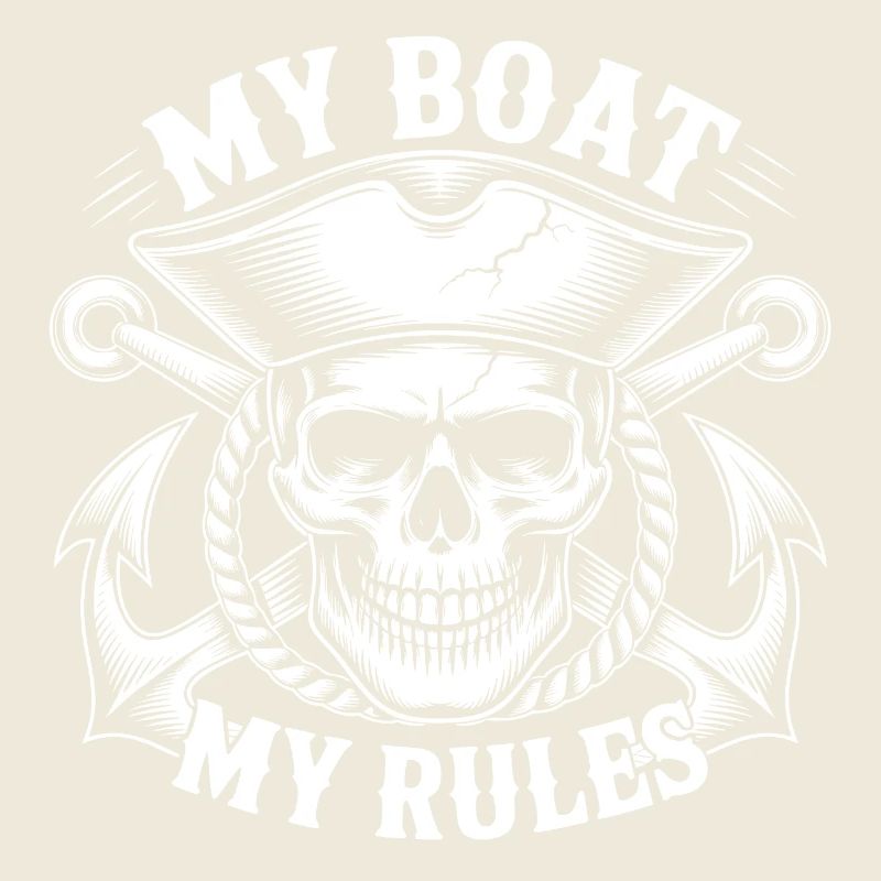 Captain's Skull My Boat My Rules