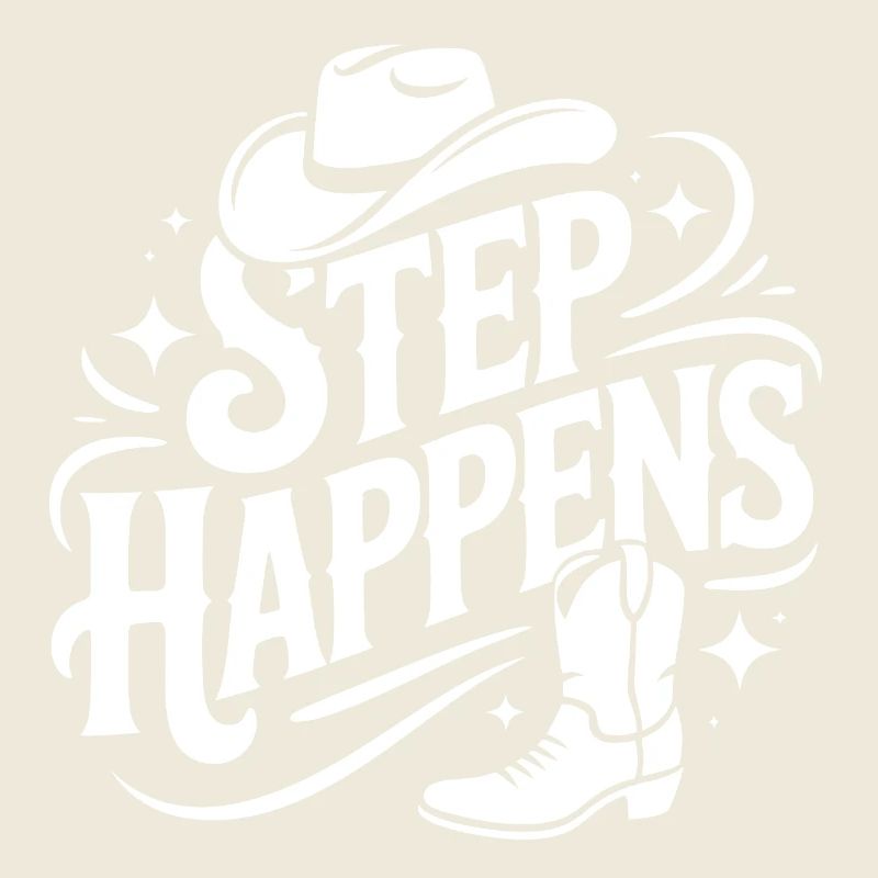 Line Dance Step Happens Western Design