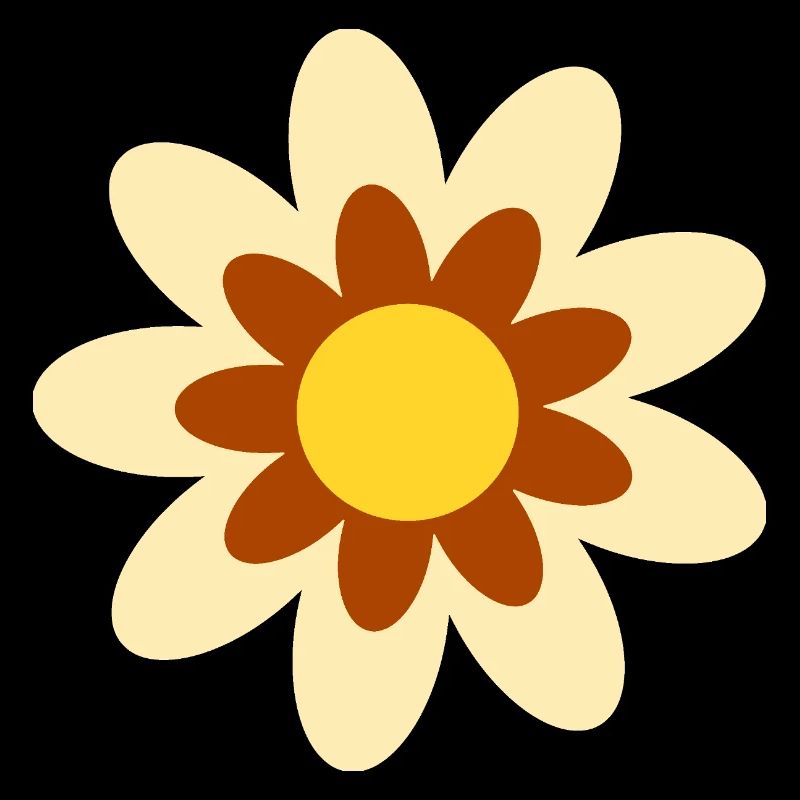 70s Flower Pattern Hippie Gift