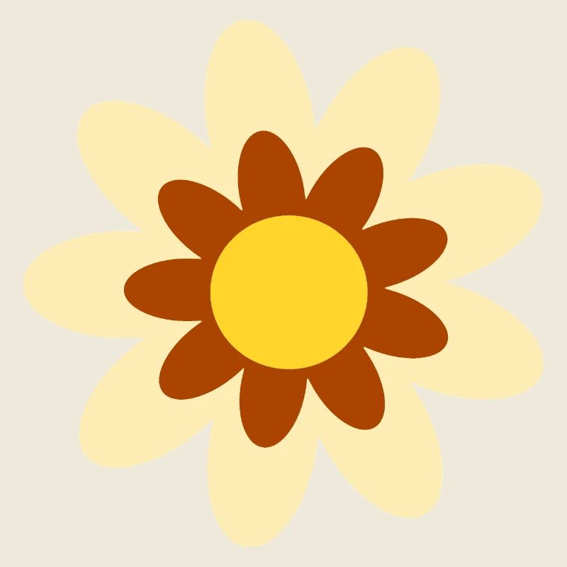 70s Flower Pattern Hippie Gift