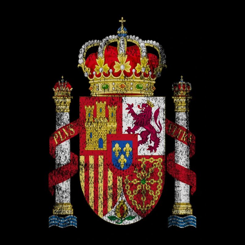 Spanisch-Wappen Spanien Symbol