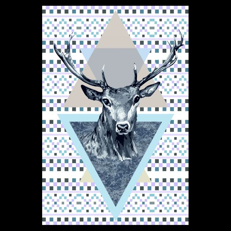 Cerf roi de la forêt