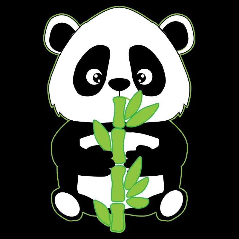 Panda en bambou