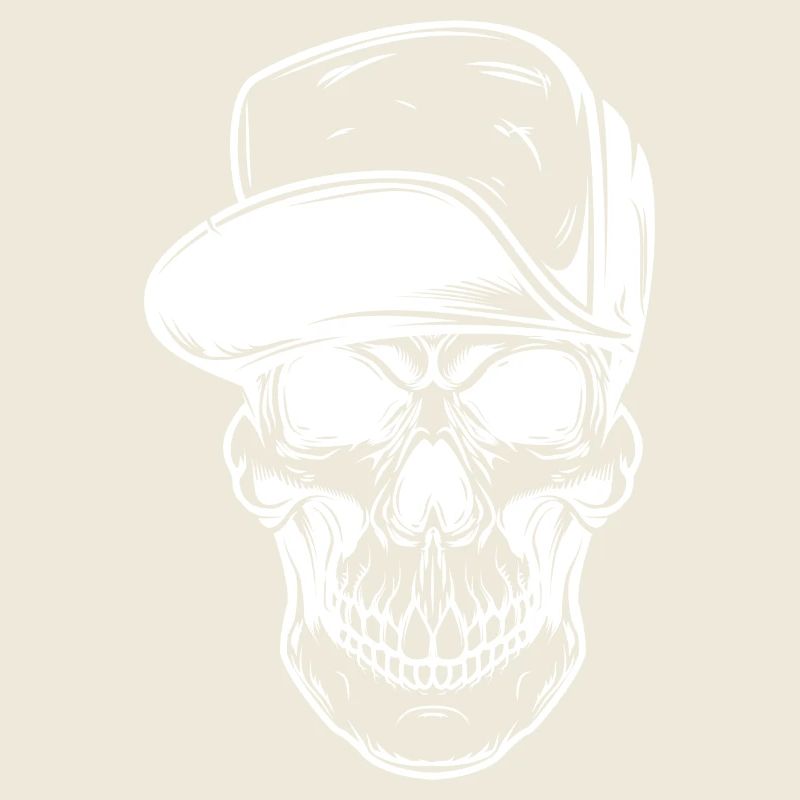 Graffiti Skull mit Baseball Cap