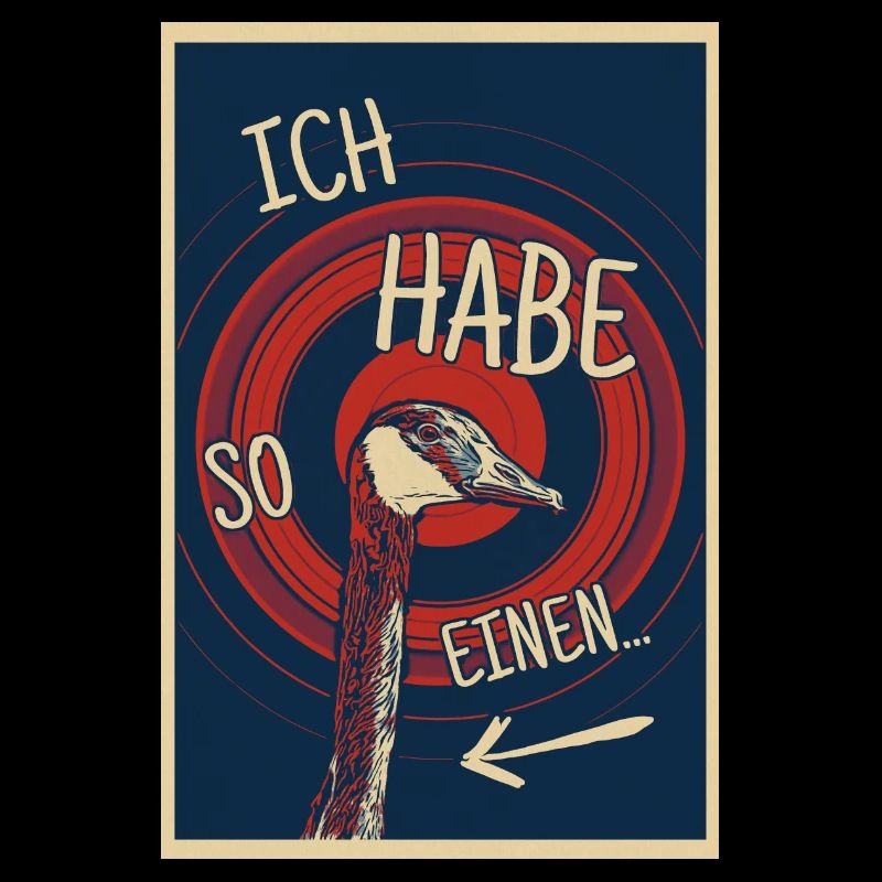 Ich habe so einen Hals - Gänsehals witzig