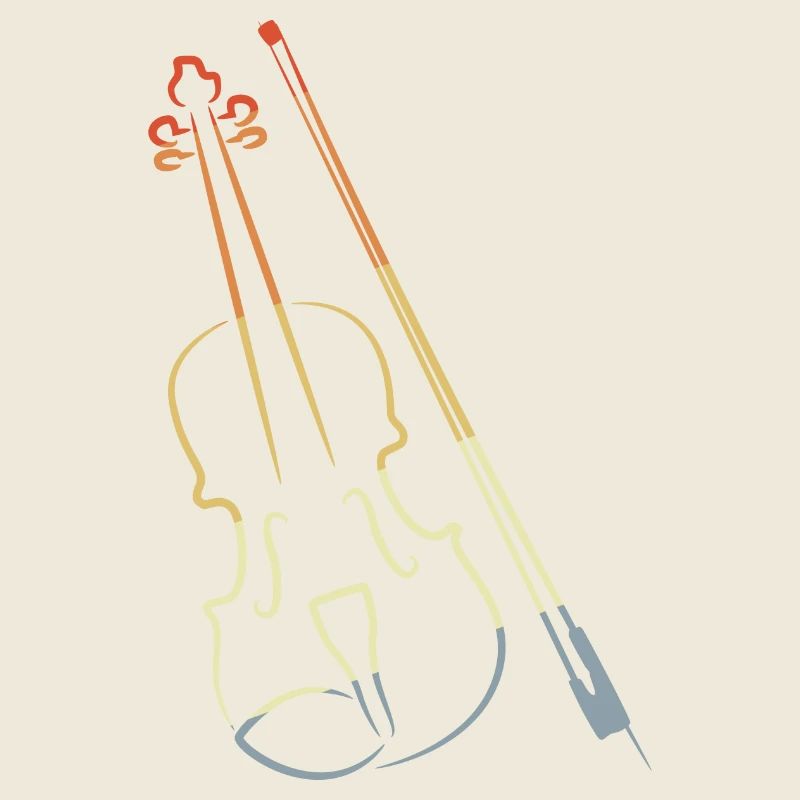 Violine und Bogen