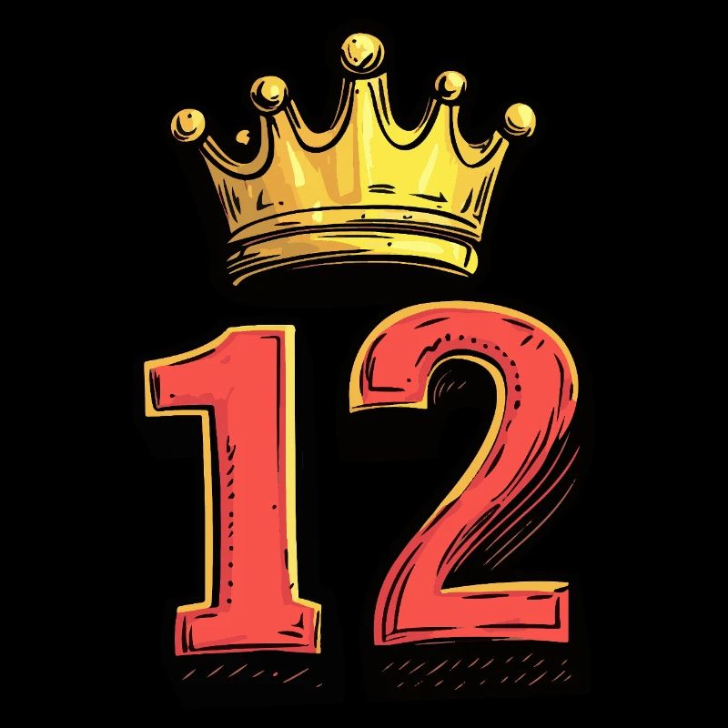 Couronne de maillot à 12 chiffres