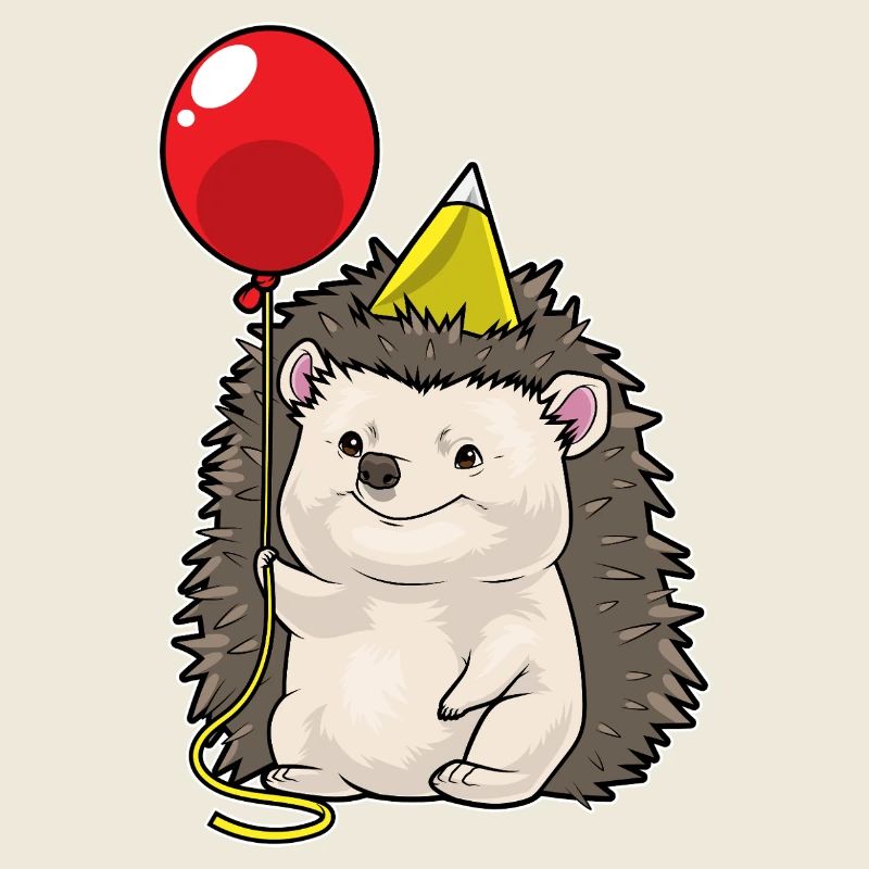 Ballon d’anniversaire hérisson