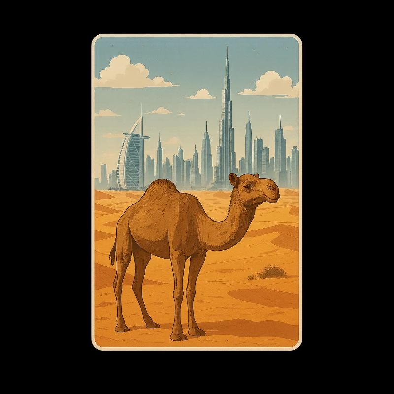 Camel in Dubai