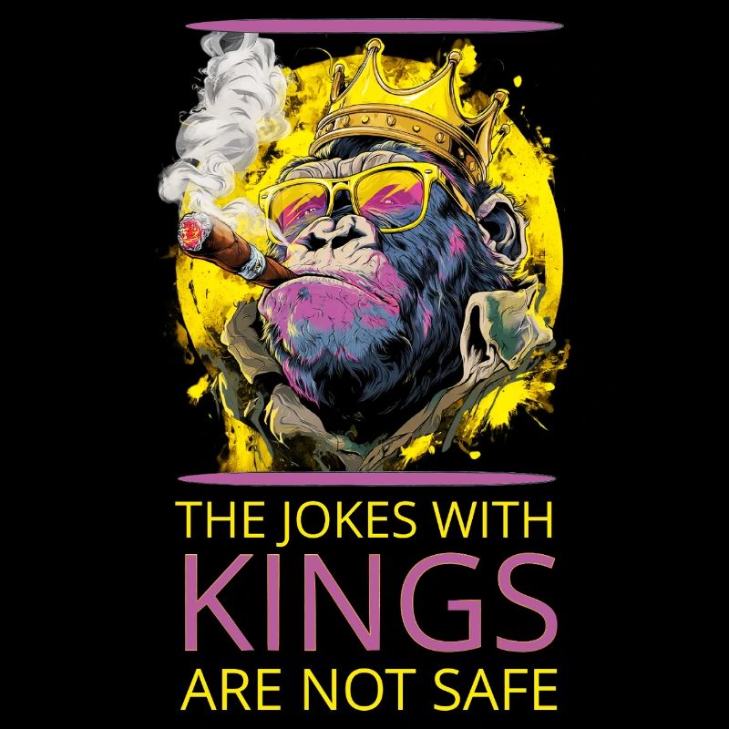 Gorilla with crown and cigar