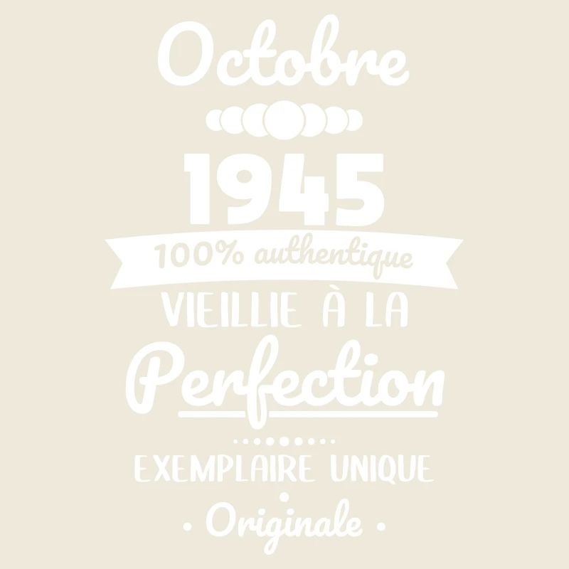 Anniversaire 80 ans - Octobre 1945 Originale
