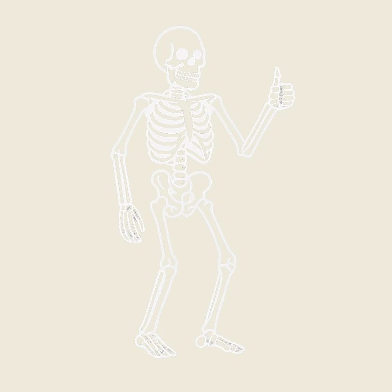 Strahlender Skeleton Tanzer