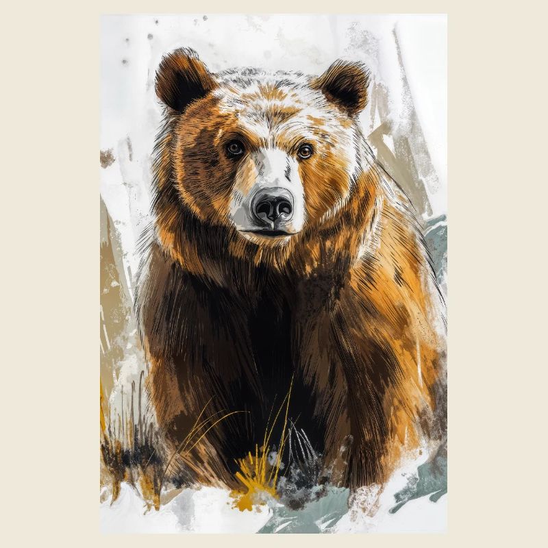 Illustration eines Bären