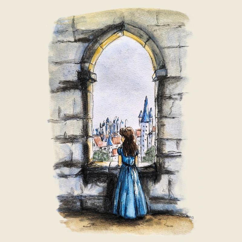 Fairytale Castle Window Dream