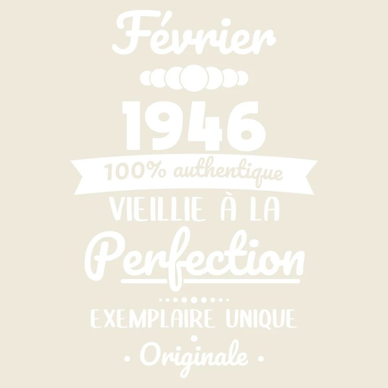 Anniversaire 80 ans - Février 1946 Originale