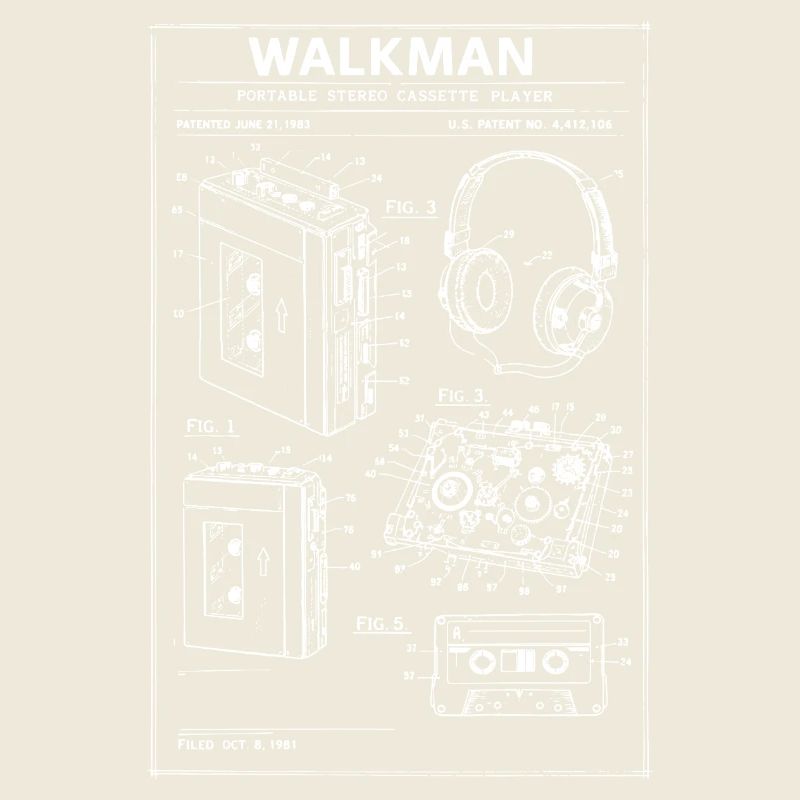 Walkman-Bauplan-Schaltplan