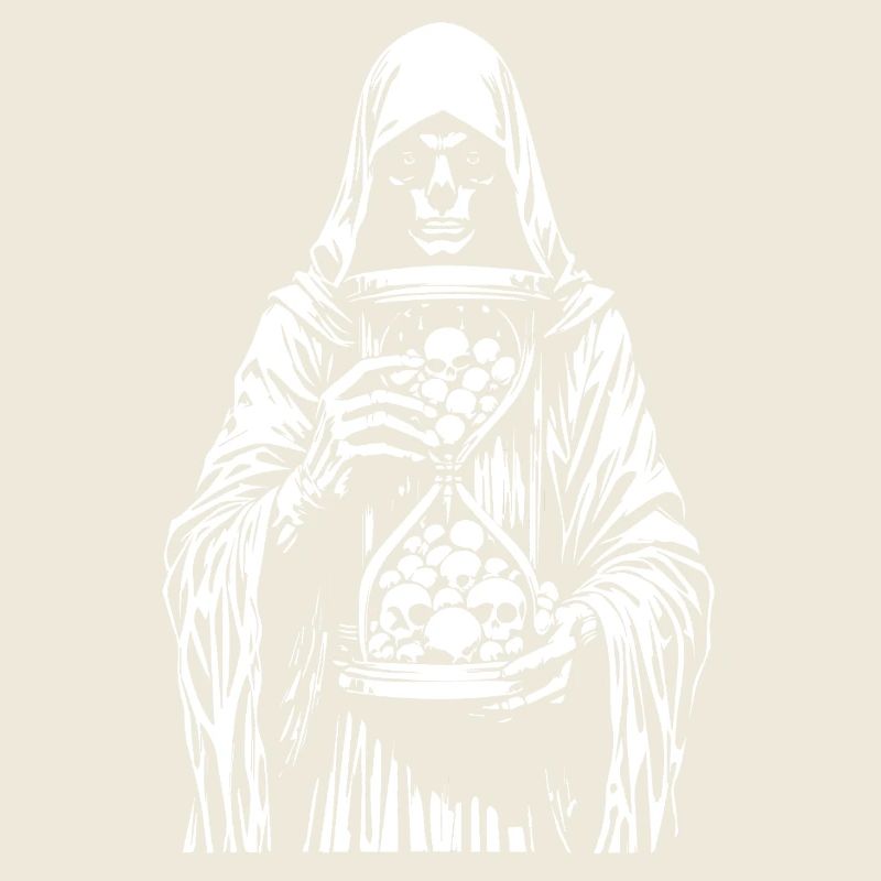 Grim Reaper with Skulls