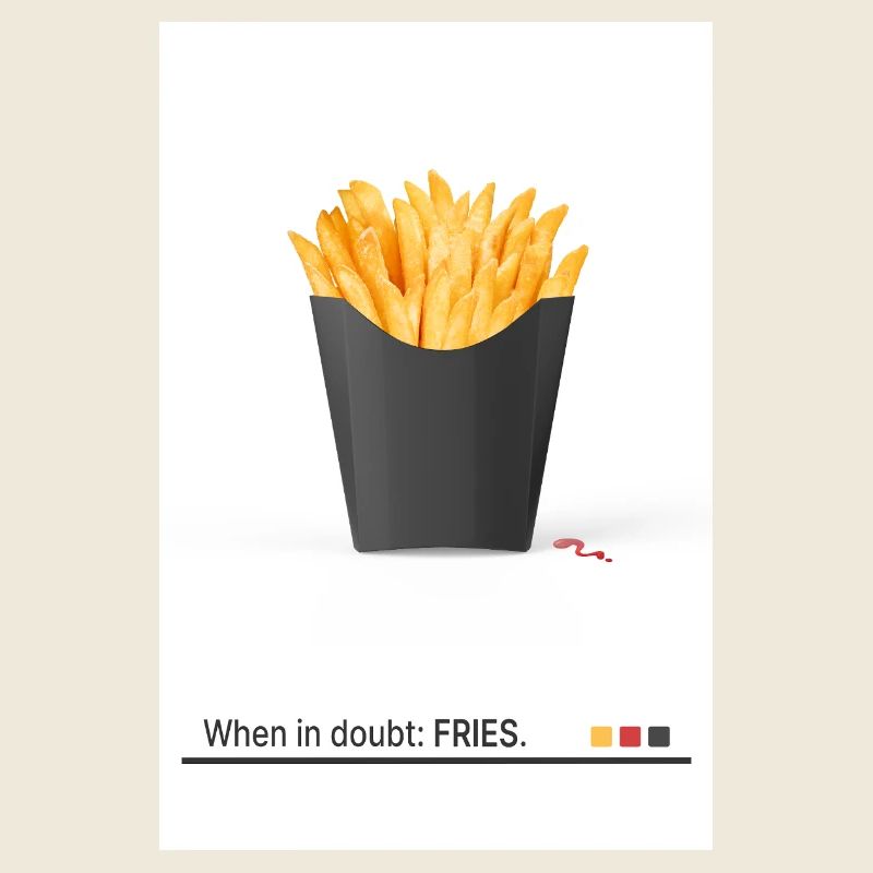 Les frites sont la solution à tout