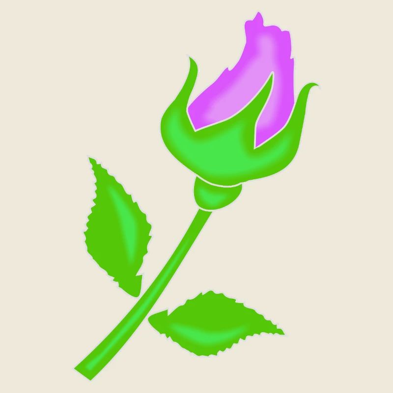 Rose in a purple shade