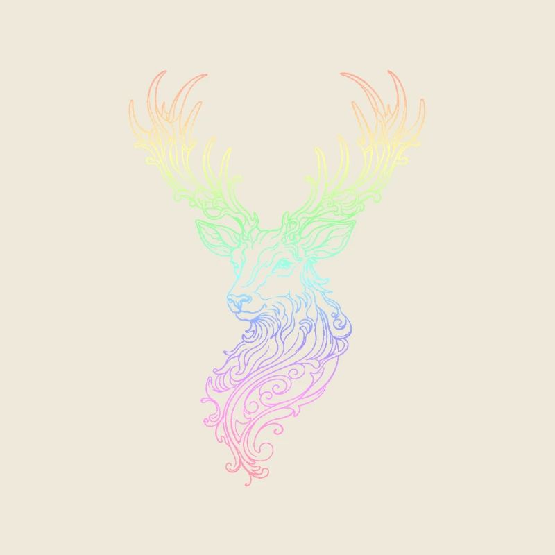 Deer Rainbow