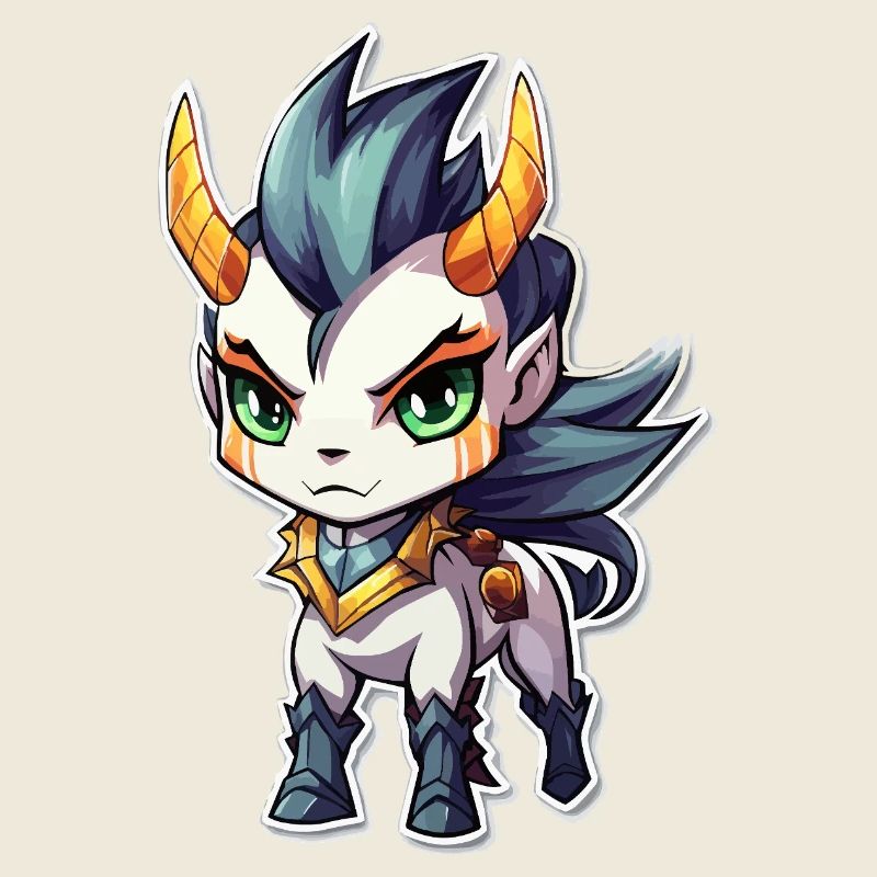 Chibi Dämonenpferd