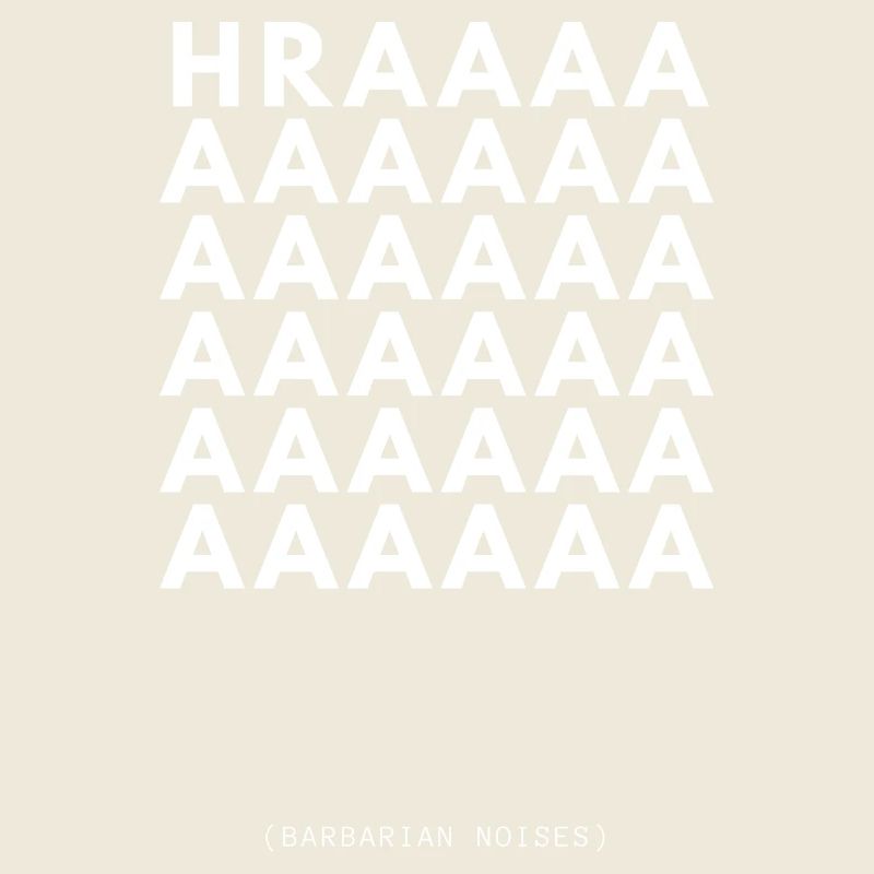 T-shirt sur le thème des barbares de DeD