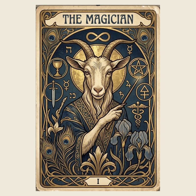 La chèvre, le magicien