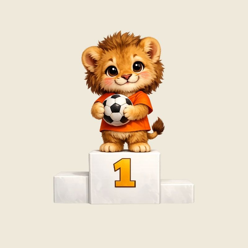 Bébé Lion a gagné