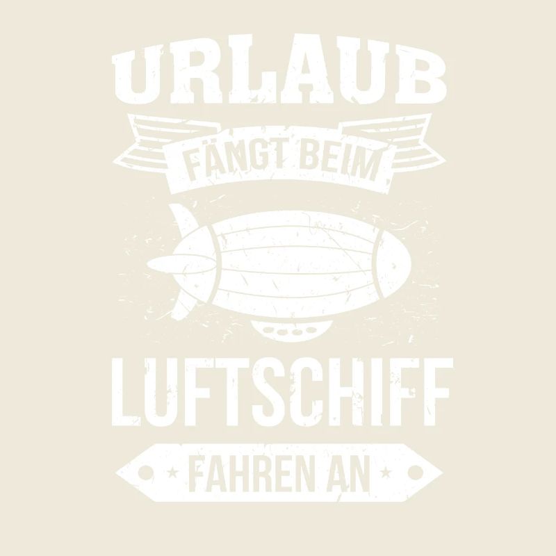 Luftschiff Urlaub fängt an