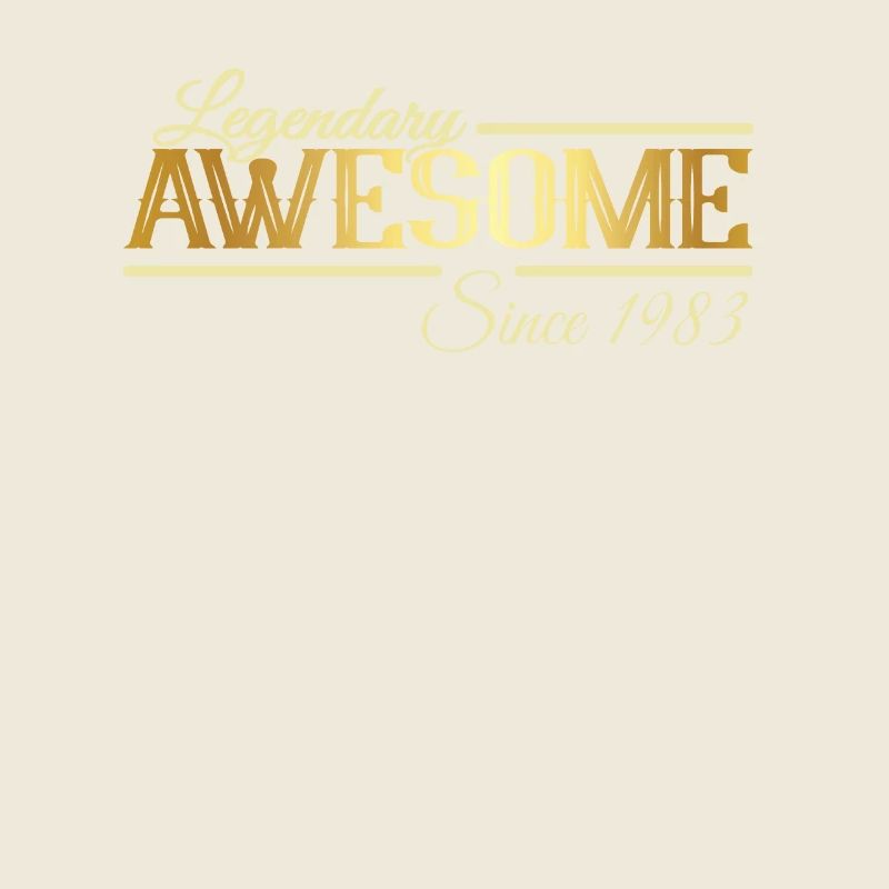 Awesome seit 1983 Geburtstag Sprüche Retro