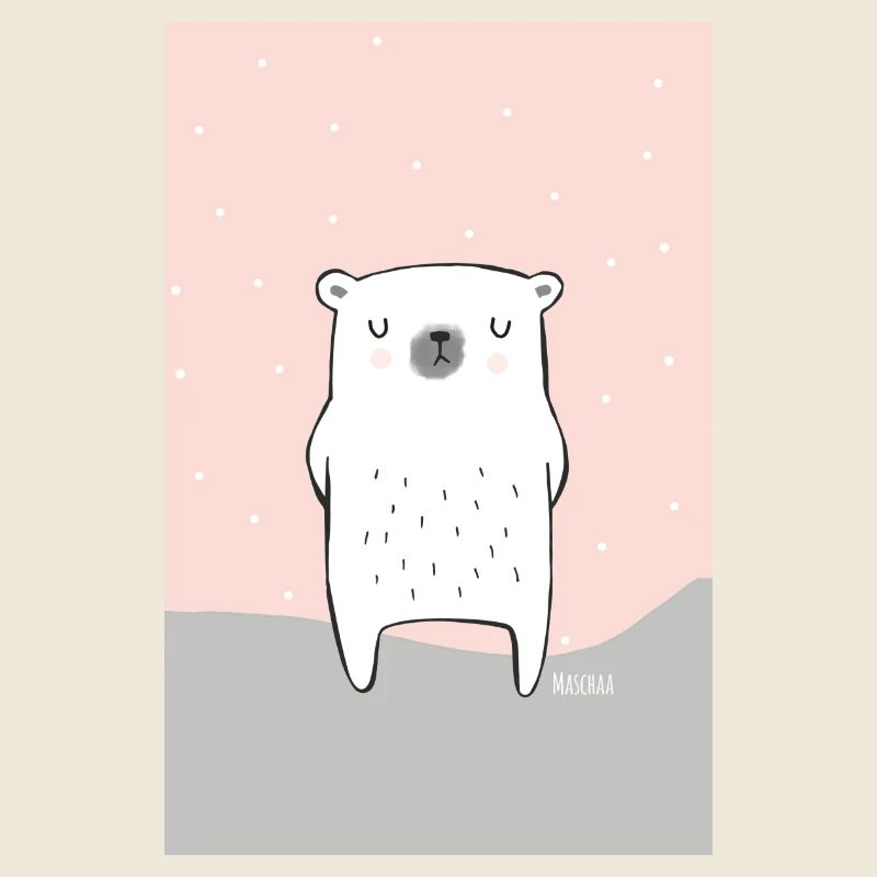 Eisbären Untersetzer