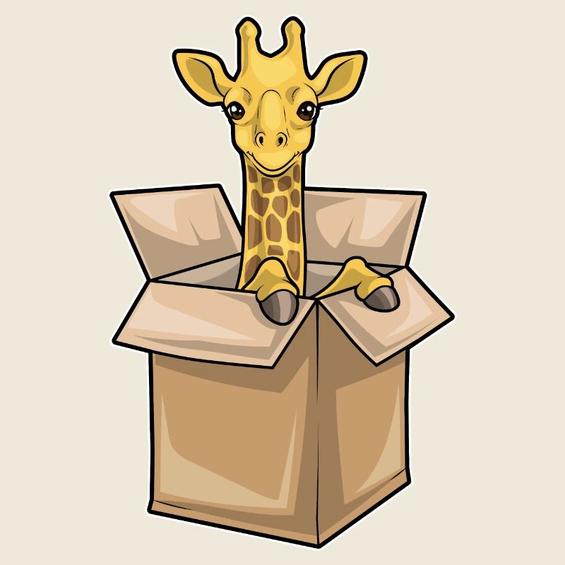 Giraffe Karton