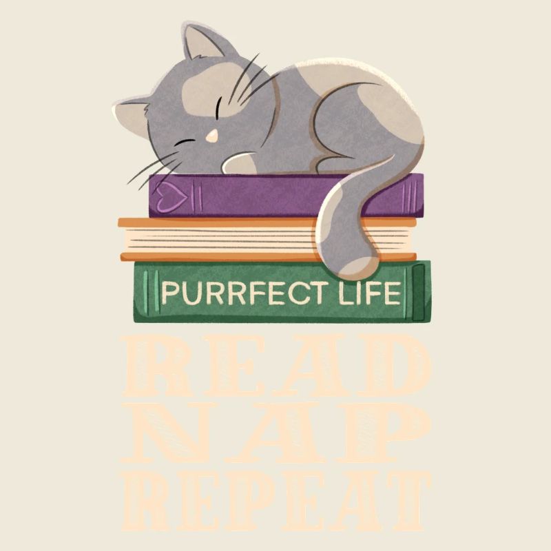 Reading, sleeping, repeating and cats
