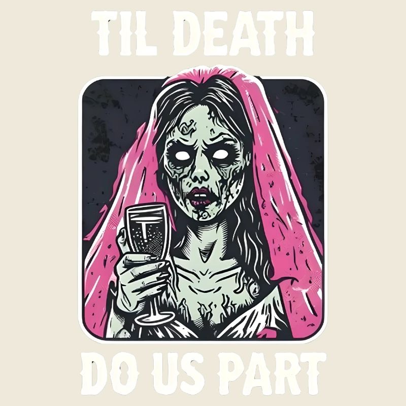 Bride or The Bachelor Party Gift Zombie Bride