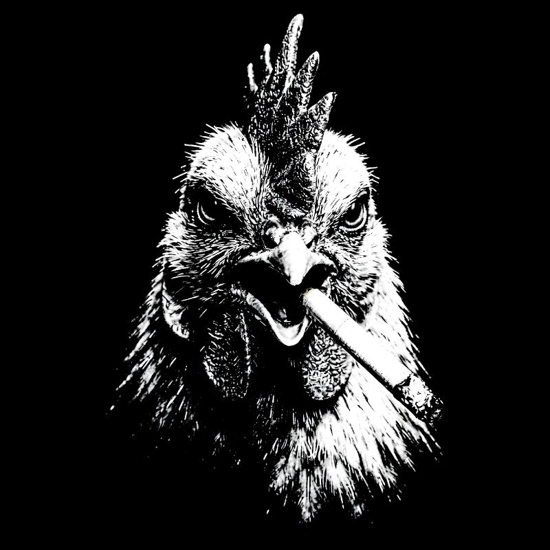 Smoking Hen Graphic