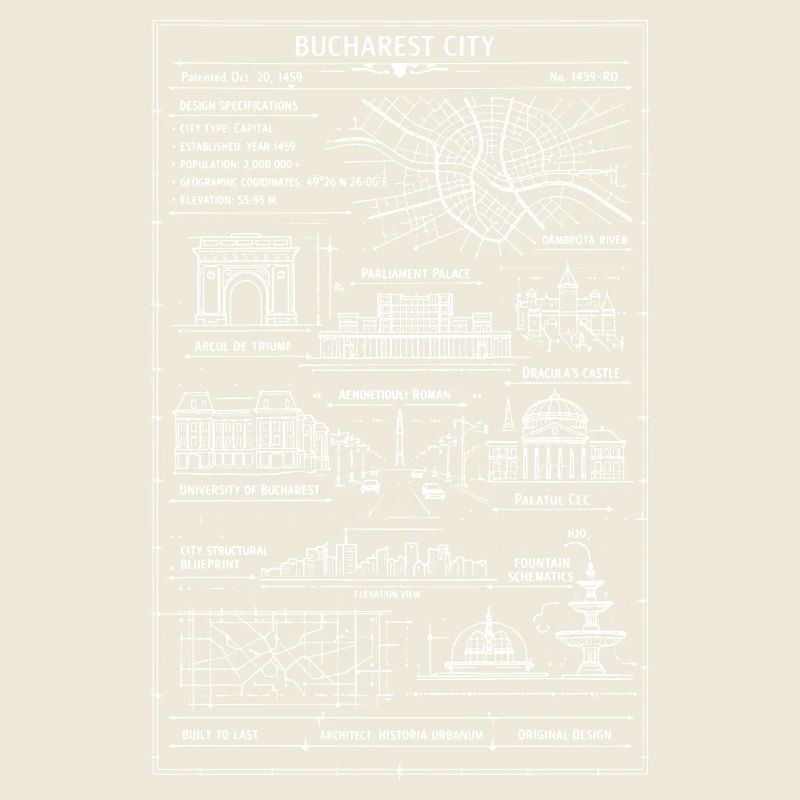 Bucharest City Line Map