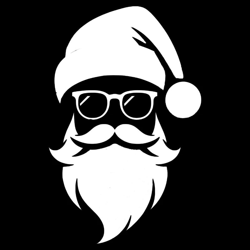 Weihnachtsmann Kopf Portrait Maske