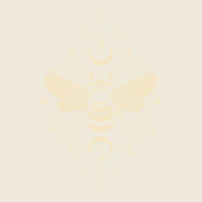 Astronomy - Mystical Bee Moon Phases - Gold