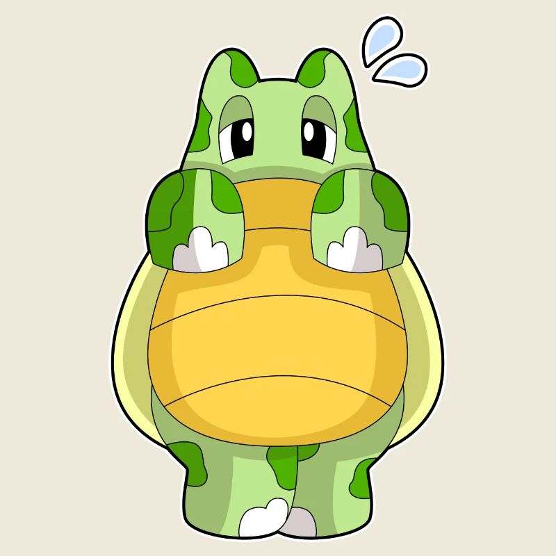 Tortue timide