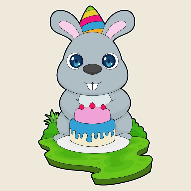 Bunny Birthday Cake