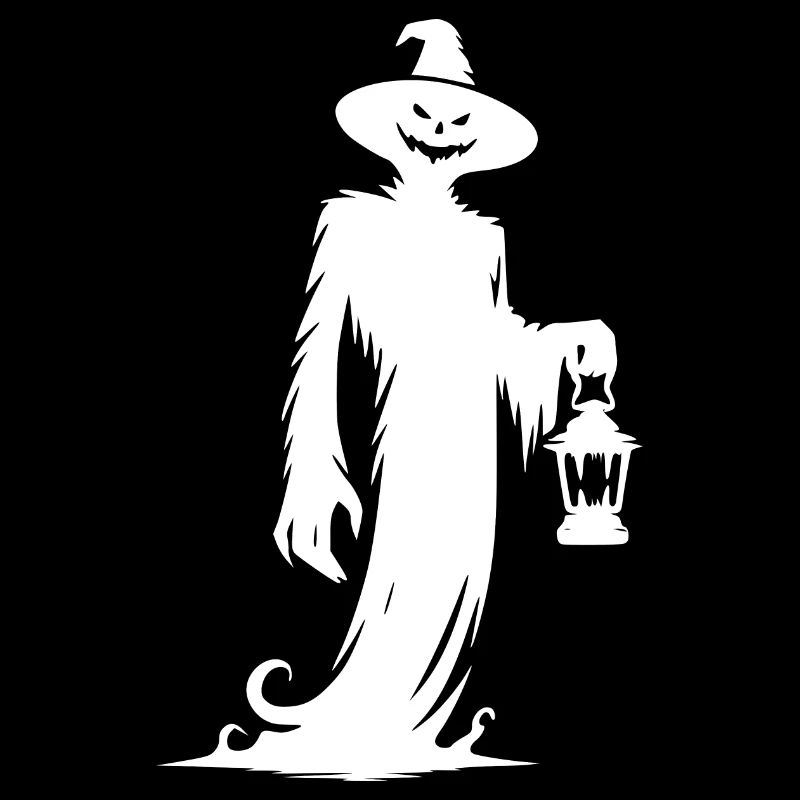 Unheimlicher Zauber Halloween Hut mit Laterne